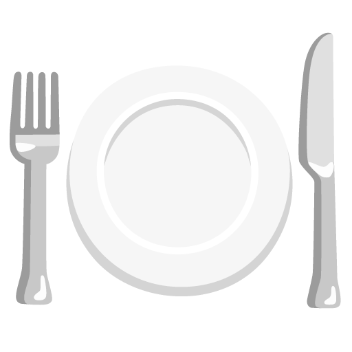 Fork and Knife with Plate as drawn by Google in 15.0