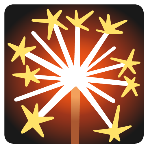 Sparkler as drawn by Google in 15.0