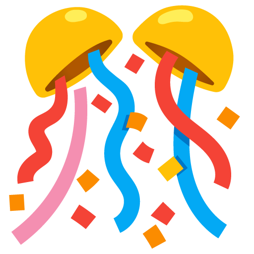 Confetti Ball as drawn by Google in 15.0