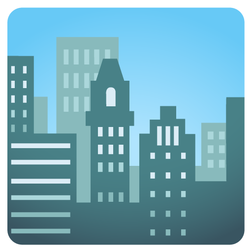 Cityscape as drawn by Google in 15.0