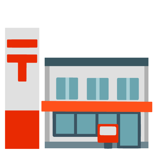 Japanese Post Office as drawn by Google in 15.0