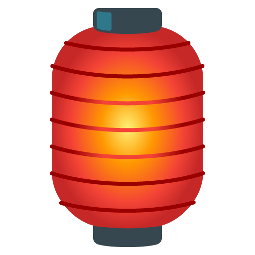 Red Paper Lantern as drawn by Google in 15.0