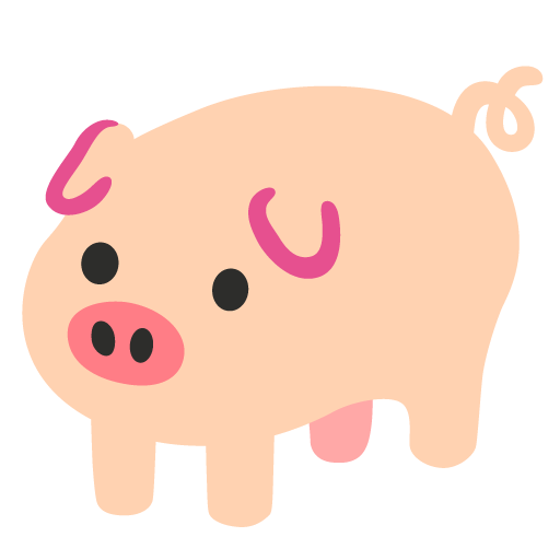 Pig as drawn by Google in 15.0