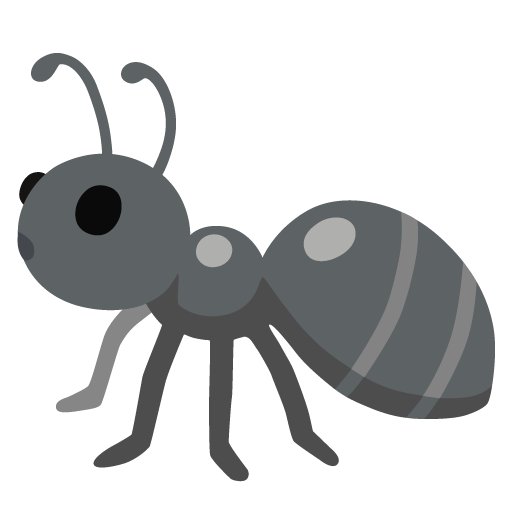Ant as drawn by Google in 15.0