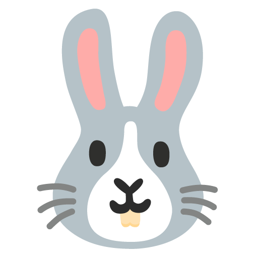 Rabbit Face as drawn by Google in 15.0