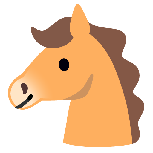 Horse Face as drawn by Google in 15.0