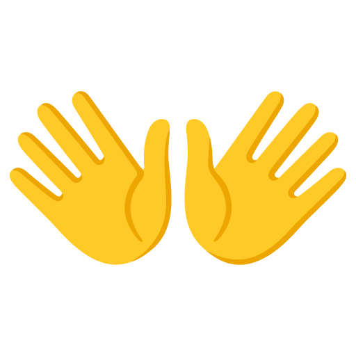 Open Hands as drawn by Google in 15.0