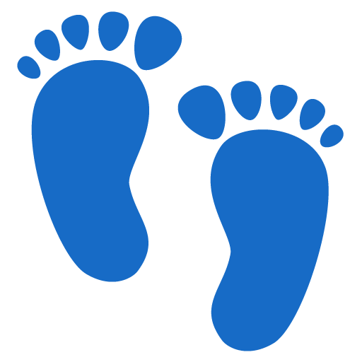 Footprints as drawn by Google in 15.0