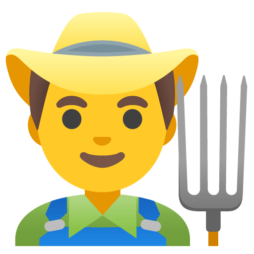 Man Farmer as drawn by Google in 15.0