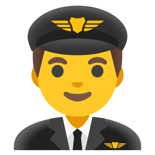 Man Pilot as drawn by Google in 15.0