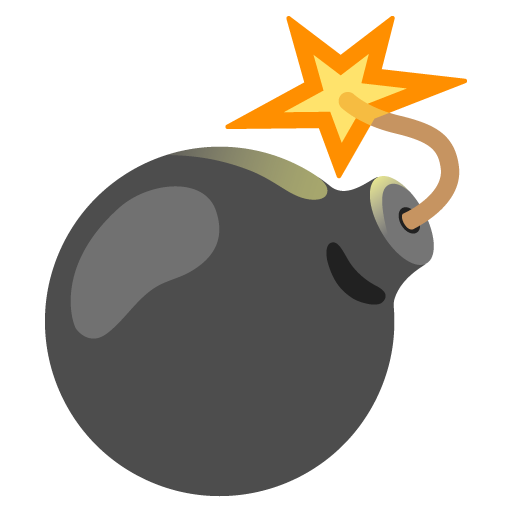 Bomb as drawn by Google in 15.0