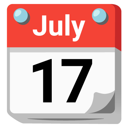 Tear-Off Calendar as drawn by Google in 15.0