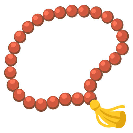 Prayer Beads as drawn by Google in 15.0