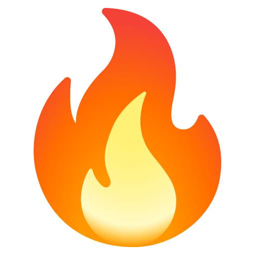Fire as drawn by Google in 15.0