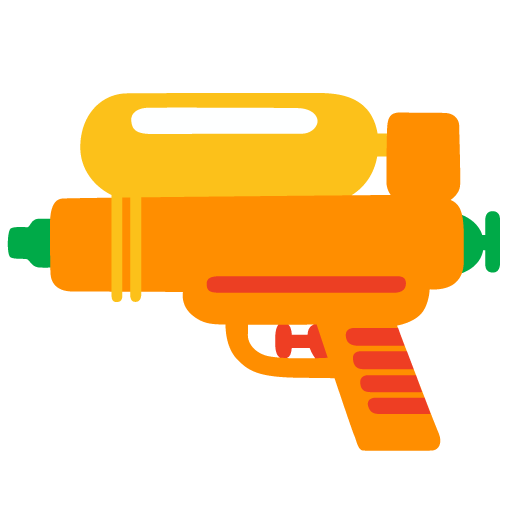 Wasserpistole as drawn by Google in 15.0
