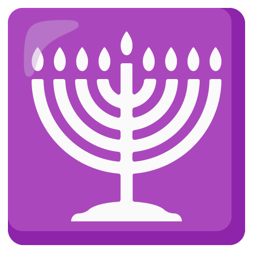 Menorah as drawn by Google in 15.0