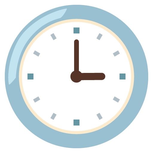 Three O’clock as drawn by Google in 15.0
