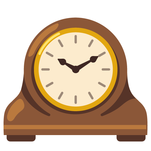 Mantelpiece Clock as drawn by Google in 15.0