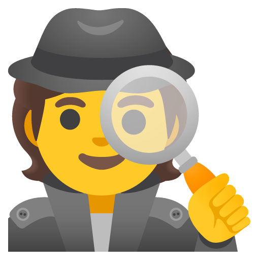 Detective as drawn by Google in 15.0