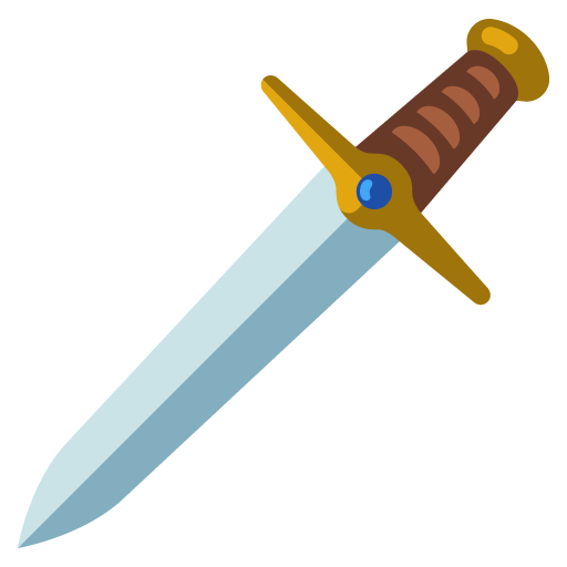 Dagger as drawn by Google in 15.0