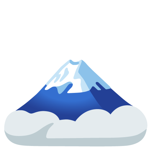 Mount Fuji as drawn by Google in 15.0