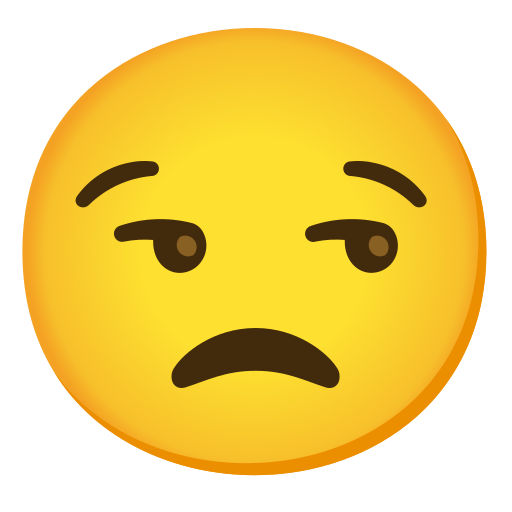 Unamused Face, the previous design