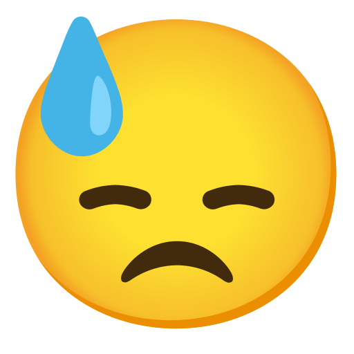 Downcast Face with Sweat, the previous design