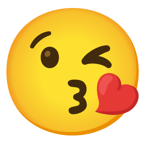 Face Blowing a Kiss, the previous design