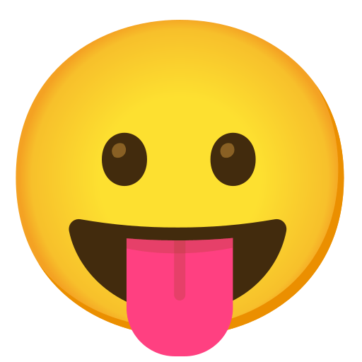 Face with Tongue, the previous design