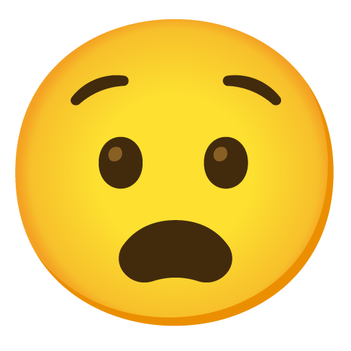 Anguished Face as drawn by Google in 15.0