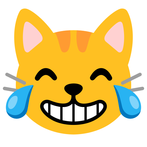 Cat with Tears of Joy, the previous design