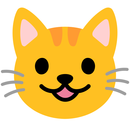 Grinning Cat, the previous design