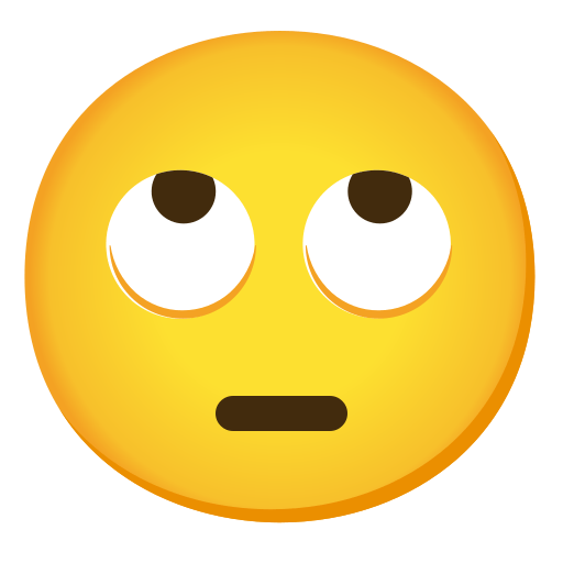Face with Rolling Eyes, the previous design
