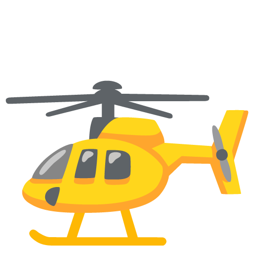 Helicopter as drawn by Google in 15.0