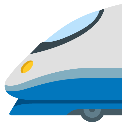 High-Speed Train as drawn by Google in 15.0