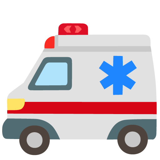 Ambulance as drawn by Google in 15.0