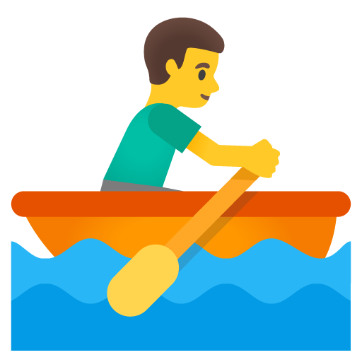 Man Rowing Boat as drawn by Google in 15.0
