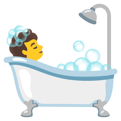 Person Taking Bath as drawn by Google in 15.0