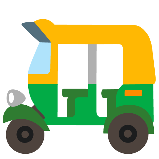 Auto Rickshaw as drawn by Google in 15.0