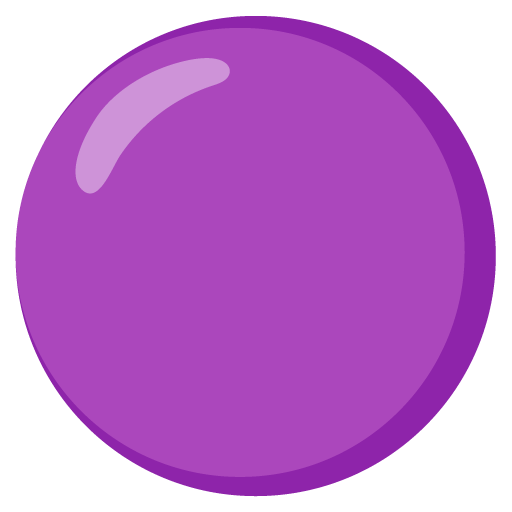 Purple Circle as drawn by Google in 15.0