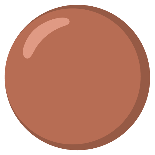 Brown Circle as drawn by Google in 15.0