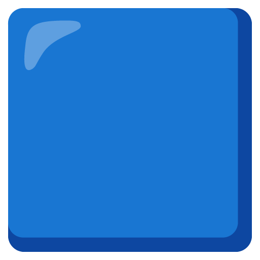 Blue Square as drawn by Google in 15.0