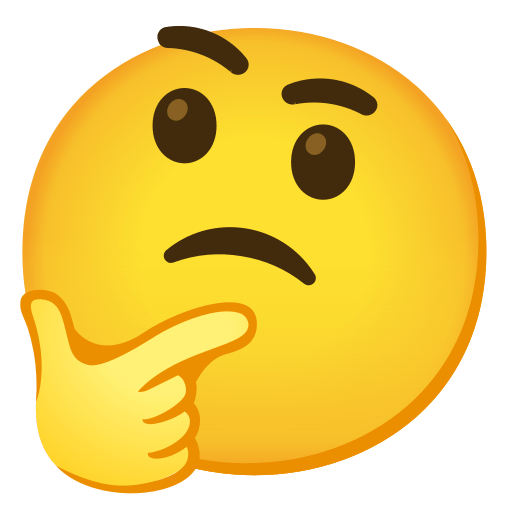 Thinking Face, the previous design