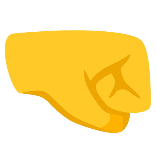 Right-Facing Fist as drawn by Google in 15.0