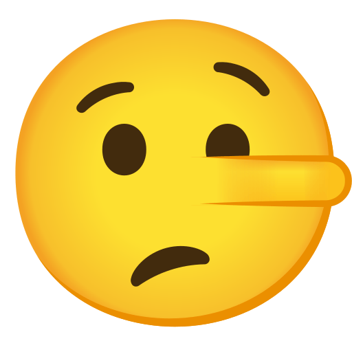 Lying Face, the previous design