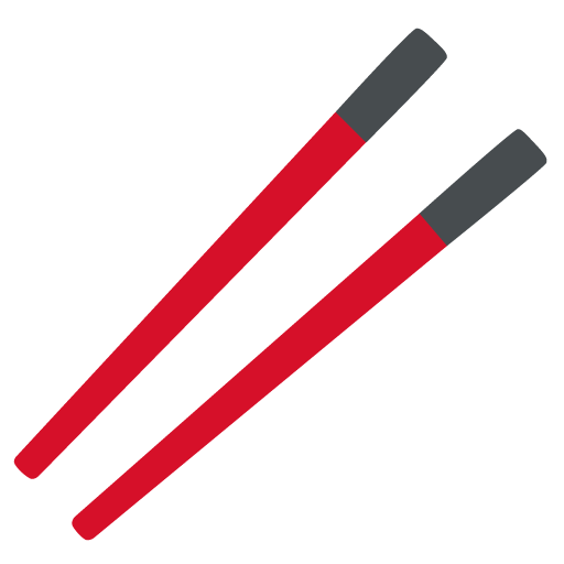 Chopsticks as drawn by Google in 15.0