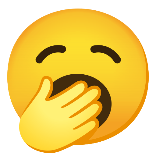 Yawning Face, the previous design