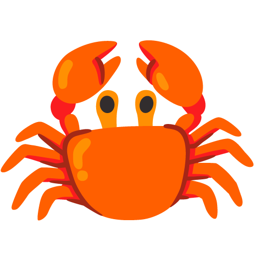 Crab as drawn by Google in 15.0