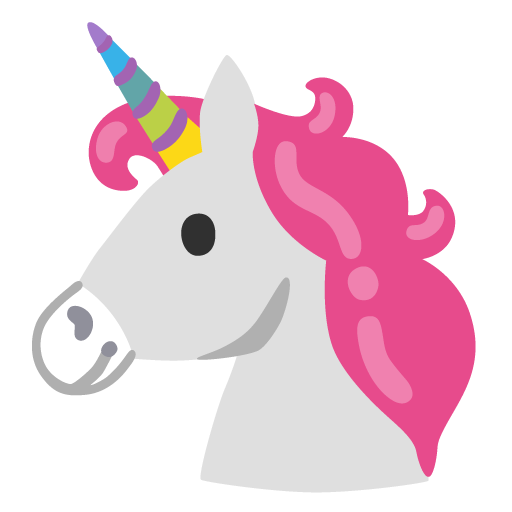 Unicorn as drawn by Google in 15.0