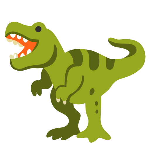 T-Rex as drawn by Google in 15.0